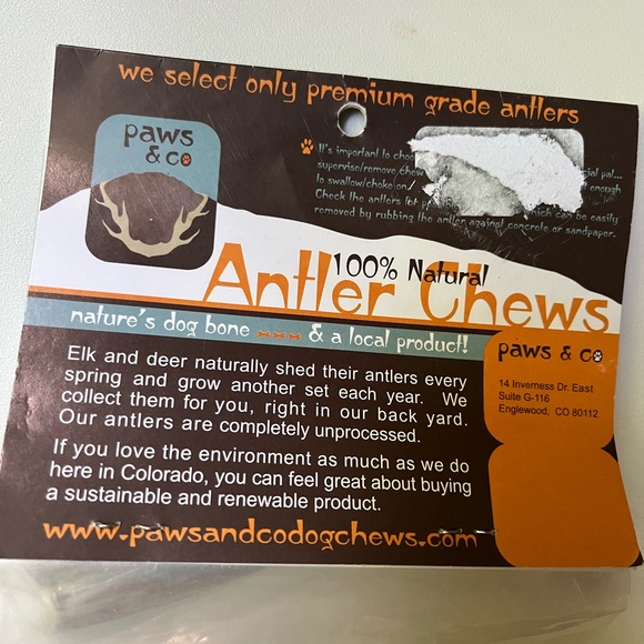 Dog Chew Natural Antler Sm Dog - Picture 3 of 4